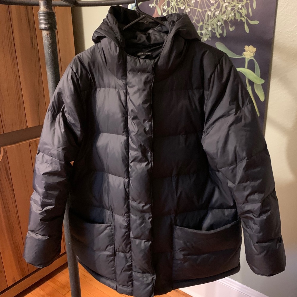 Eileen Fisher down coat.